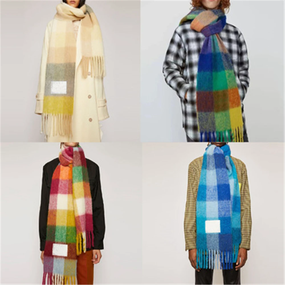 

Новые зимние шарфы AC для женщин, шали, теплые палантины, женское одеяло из чистой пашмины, кашемировый шарф, повязка на шею, хиджабы