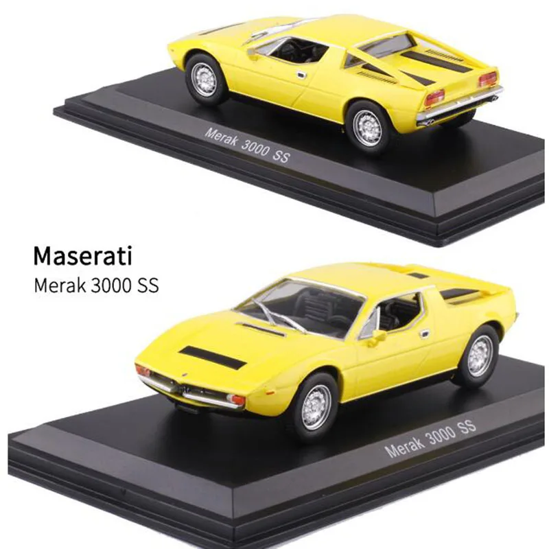 Масштаб 1:43 Классическая модель гоночного автомобиля Maseratis из металлического