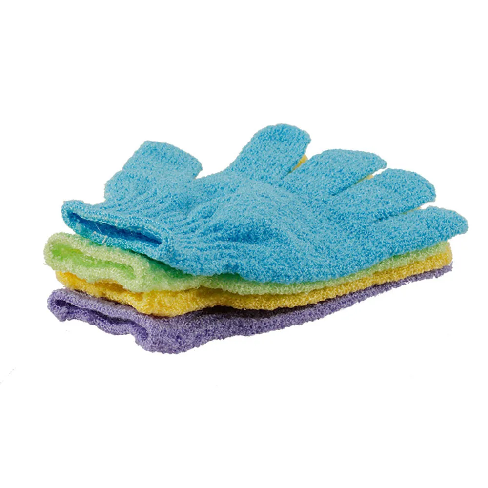 Ванна для пилинга Exfoliating перчатки для душа с эффектом потертости; перчатки сопротивления массаж тела губка для мытья кожи увлажнение, спа пены
