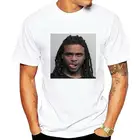 Мужская хлопковая футболка с принтом, с круглым вырезом, с коротким рукавом