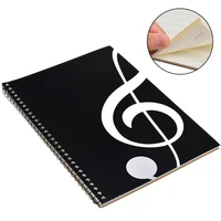 new style 100 pages blank music score manuscript book writing stave notebook black a4 50 sheets piano note book accessories