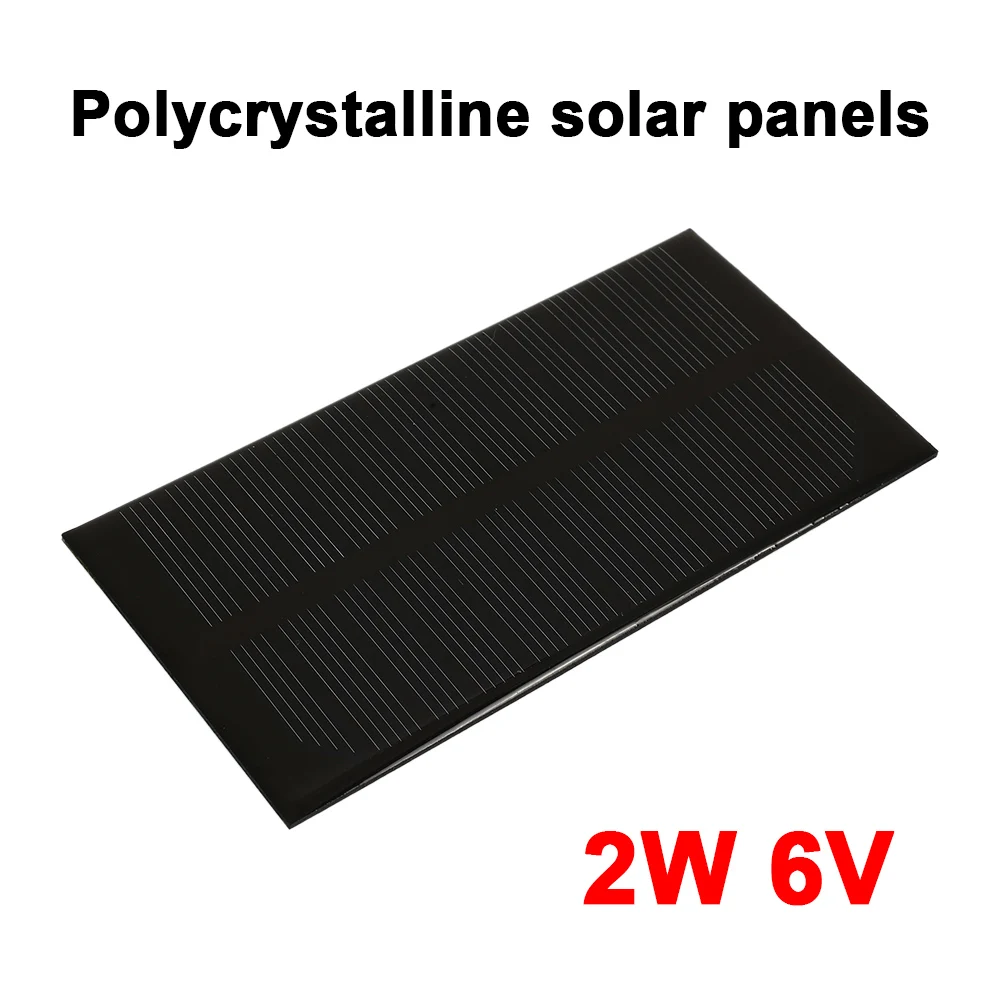Solar Panel 2W 6V Durable Generator Chargers Pane Light Outdoor DC Output Waterproof | Электроника