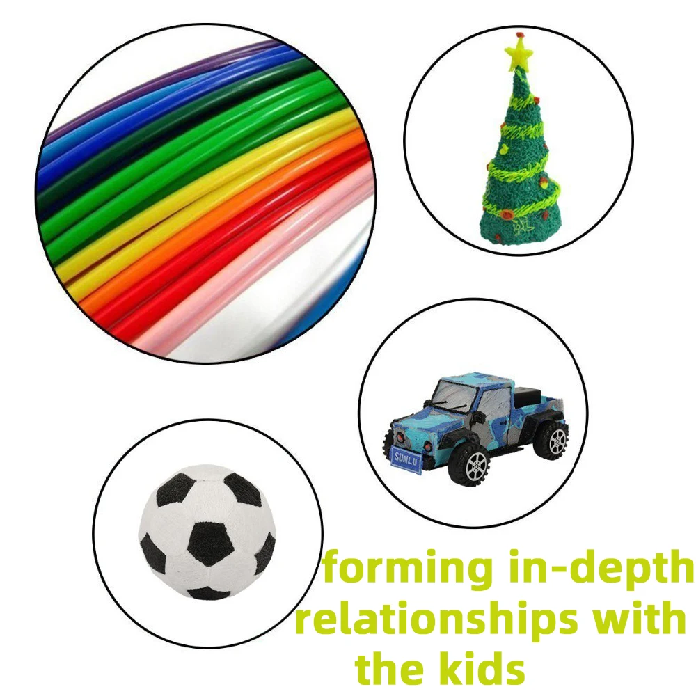 HooMore 50/100/200 Meter 1.75mm PLA Material Plastic Filament 3D Refill For 3 D Pen School Drawing Printer Kids Gift Pencil | Компьютеры и