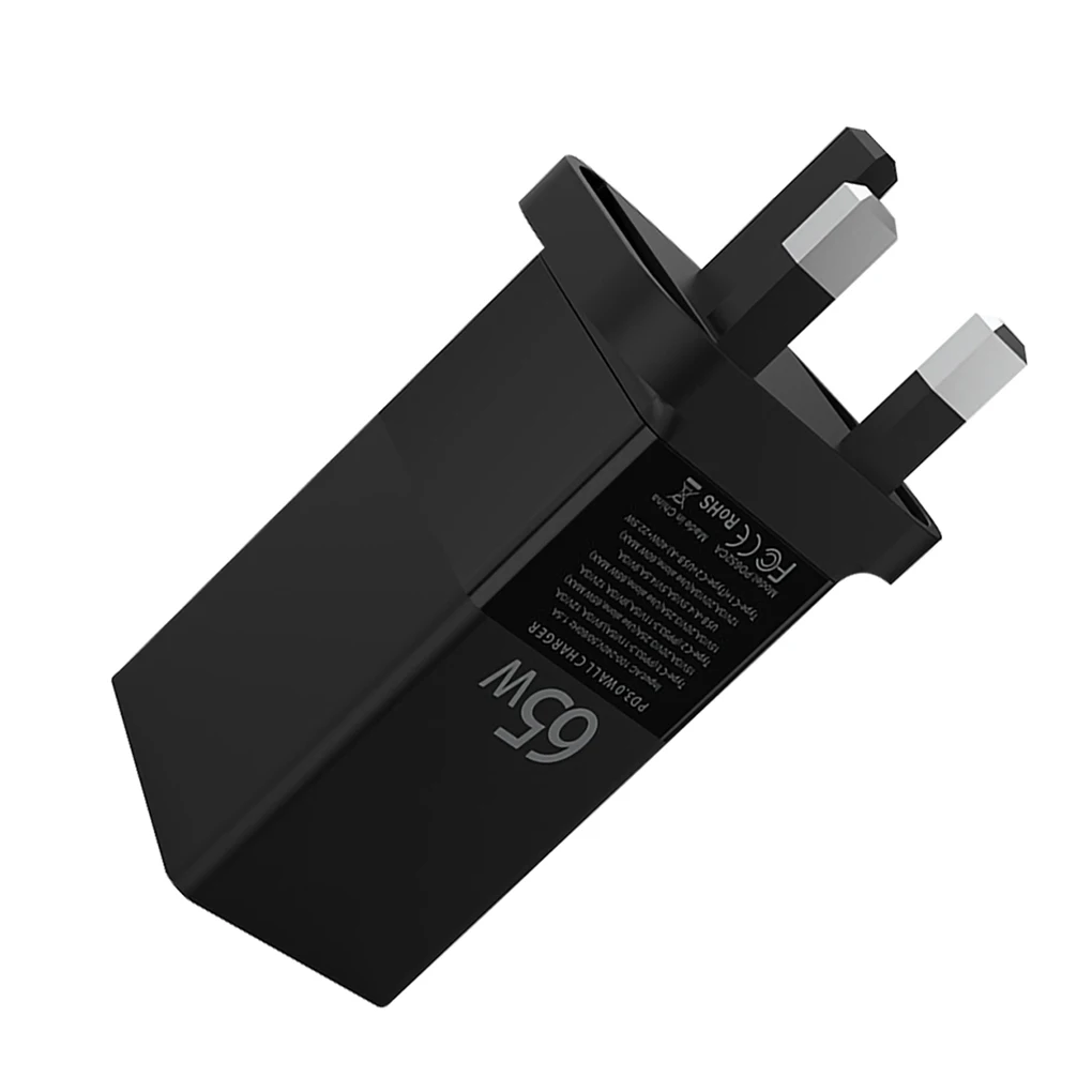 

65W GaN Charger Fast Charging PD3.0 EU/US Charger Quick Charging 3.0 USB Travel Power Adapter UK Plug Fast Charger For Phone