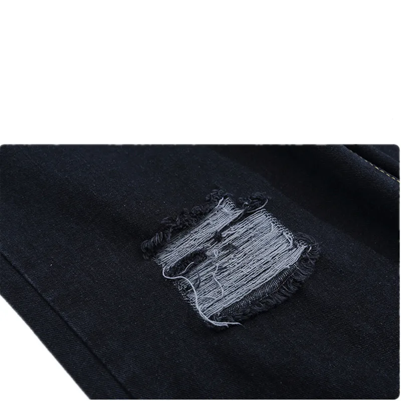 2021 New Arrival Letter Graffiti Print Hole Ripped Cotton Men Straight Jeans Trousers Washed Casual Denim Pants Pantalon Homme