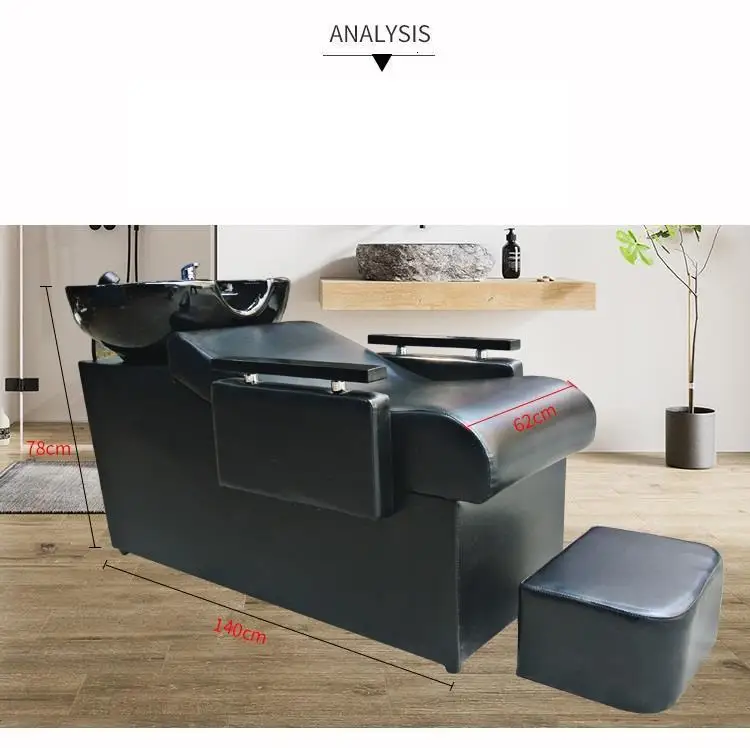 Косметологическая кровать для косметических салонов Lavacabezas Silla Peluqueria, Парикмахерская мебель Cadeira Maquiagem, шампунь, стул