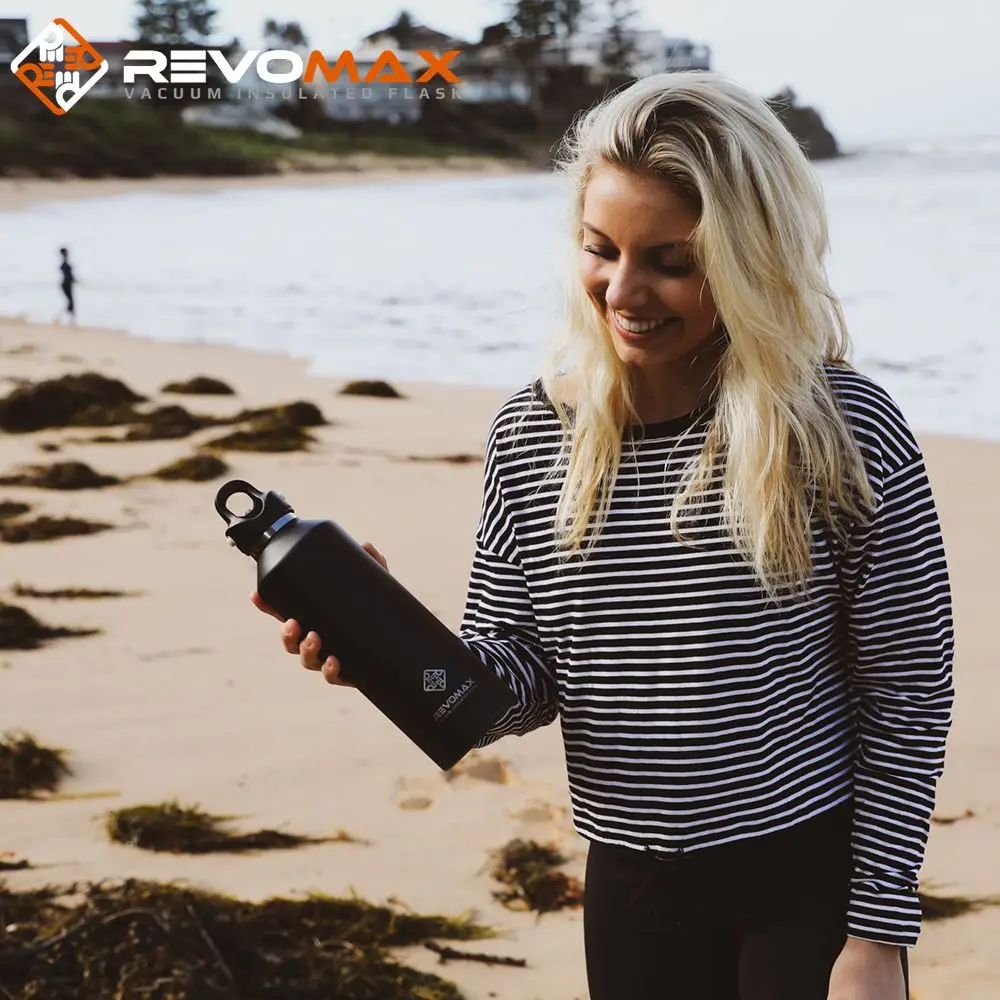 Новая бутылка для воды Revomax 950 мл 32 унции из нержавеющей стали вакуумные фляжки