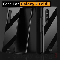 for samsung galaxy z folde3 case galaxy z fold 3 5g case pc material hard shell paint bright surface