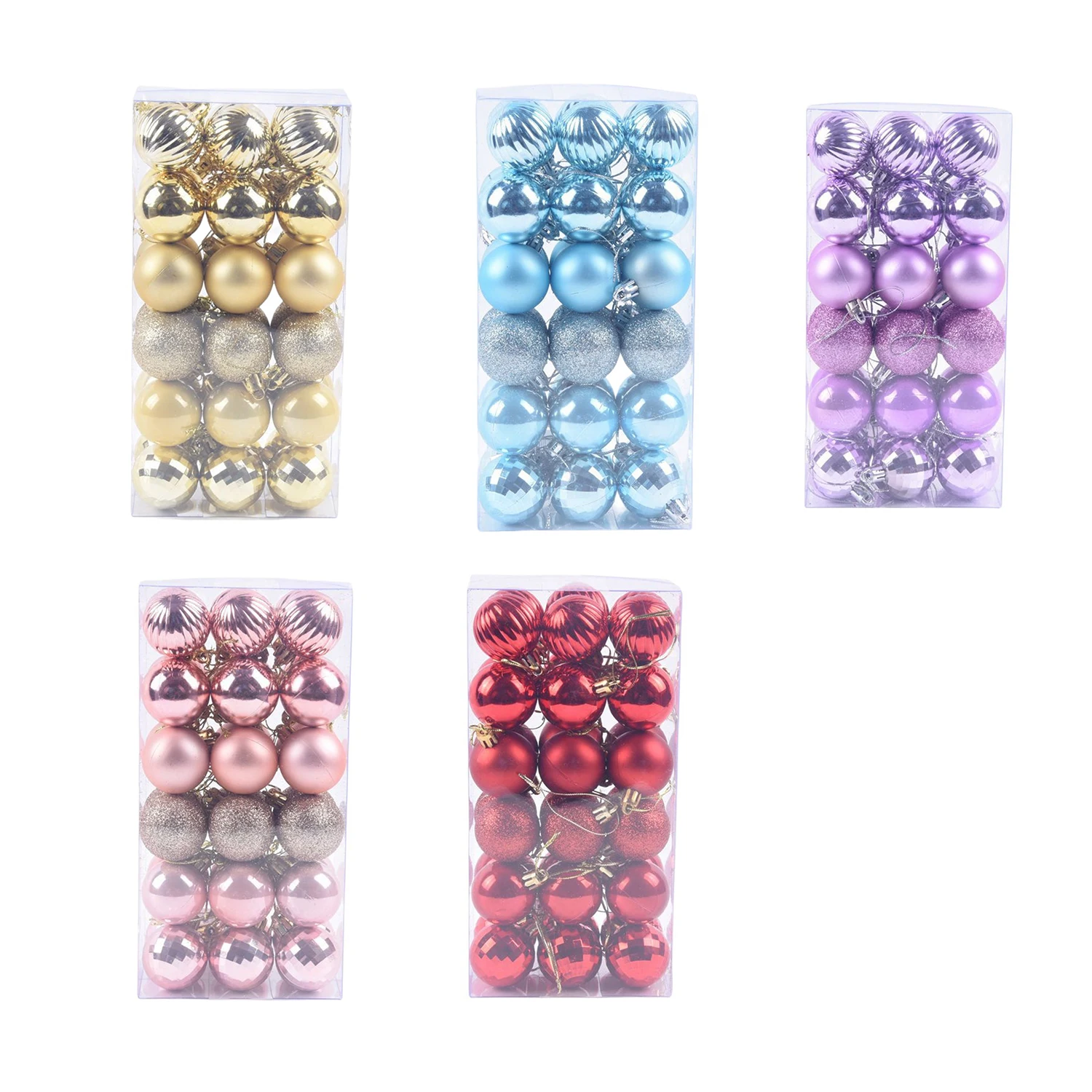 

Christmas Ornaments Shatterproof Christmas Tree Ornament Set Christmas Balls Decoration New Ice