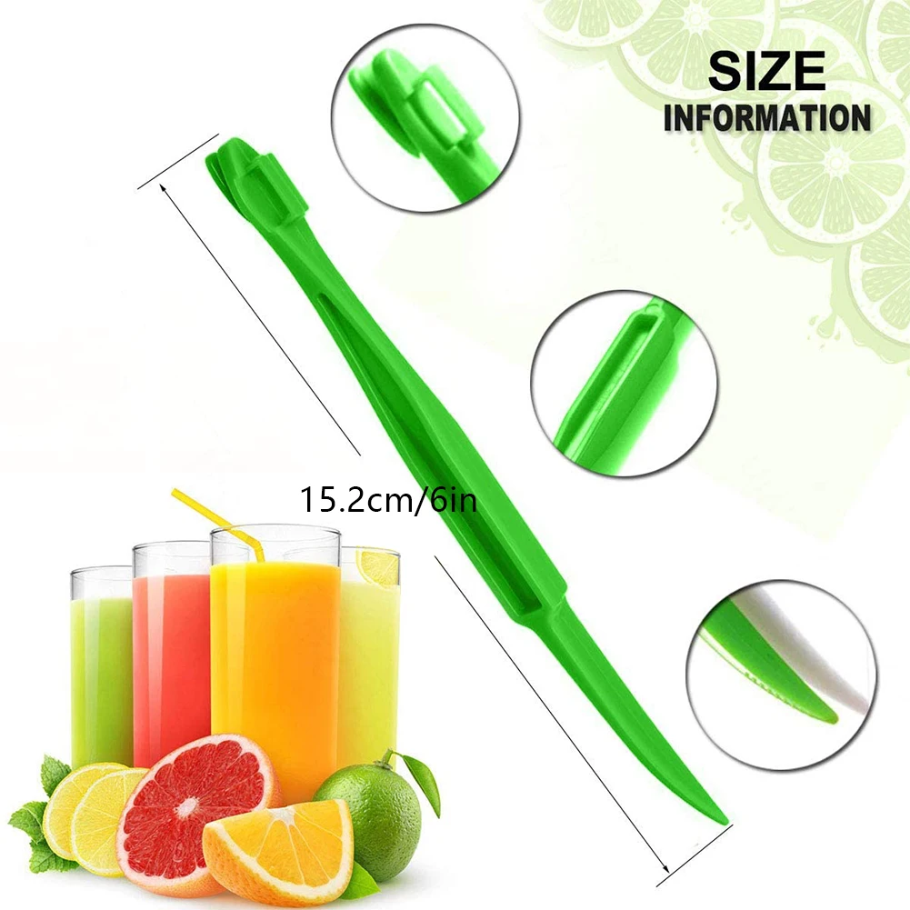 

5PCS Orange Peeler Plastic Citrus Lemon Slicer Manual Fruit Opener Remover Tool Green Easy To Use Fruit Peeler Tool