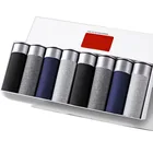 Трусы-боксеры мужские черные, дышащие, однотонные, удобное нижнее белье