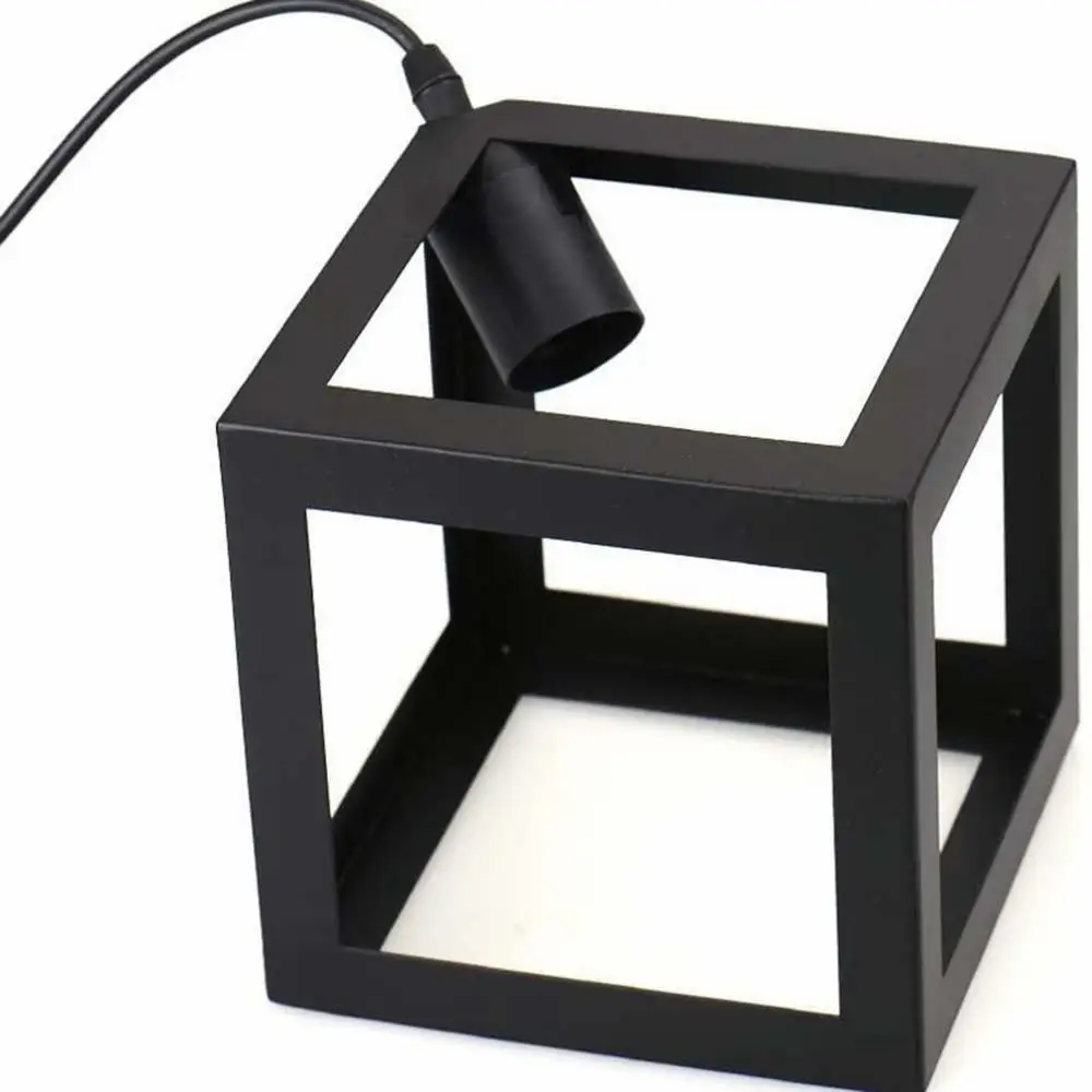 Ромбовидная люстра промышленного типа в форме Куба светильник винтажная