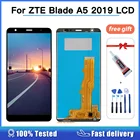 Дисплей для ZTE Blade A5 100%, ЖК-дисплей и кодирующий преобразователь сенсорного экрана в сборе для ZTE A5 2019, мобильный телефон, ЖК-дисплей 2019 дюйма, 5,45 протестировано