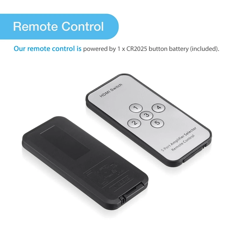 

5-Port UHD 3D 4K 1080P HDMI Splitter Switch Selector Switch HUB