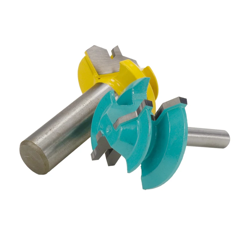 

Wood Router Bit 1/2" 1/4" Shank 45 Degrees Lock Miter Router Bit Joint Router Bit Woodworking Tenon Milling Cutter Tool