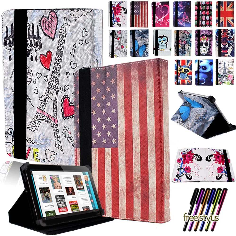 

Universal Tablet Case for 6"/7"/10" Kobo Arc/Aura/Clara/Touch EReader Tablet Four Corner Protection Stand Folding Cover Case