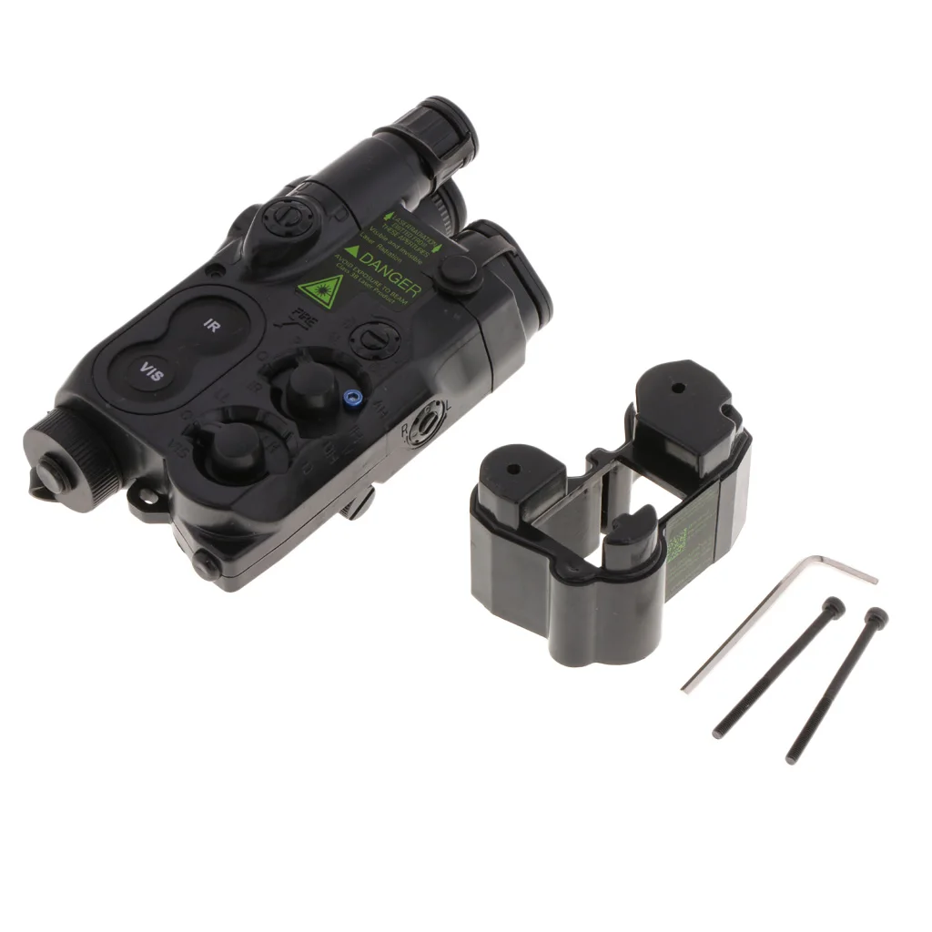 Пластиковый манекен PEQ16 коробка для хранения батареи чехол Lipo NIMH AEG RIS RAS RAIL Tan / Black -