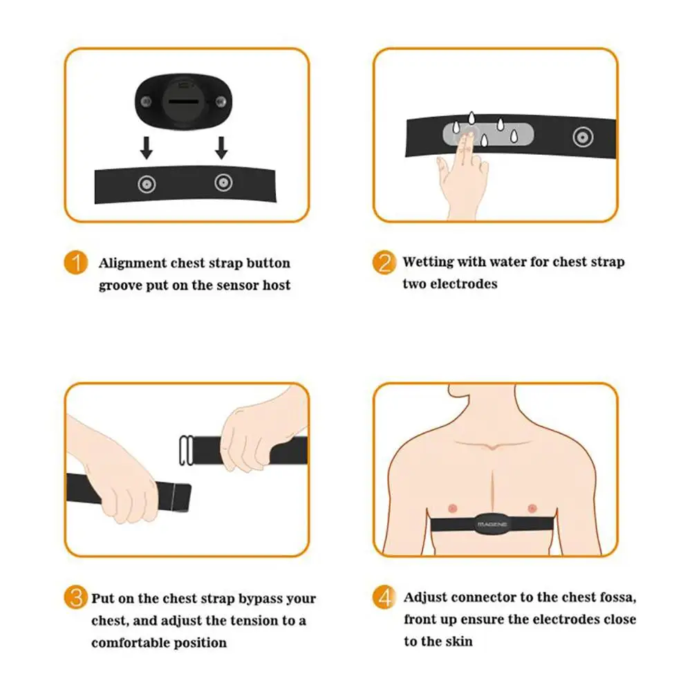 Монитор сердечного ритма Для мужчин спортивные часы Polar Водонепроницаемый