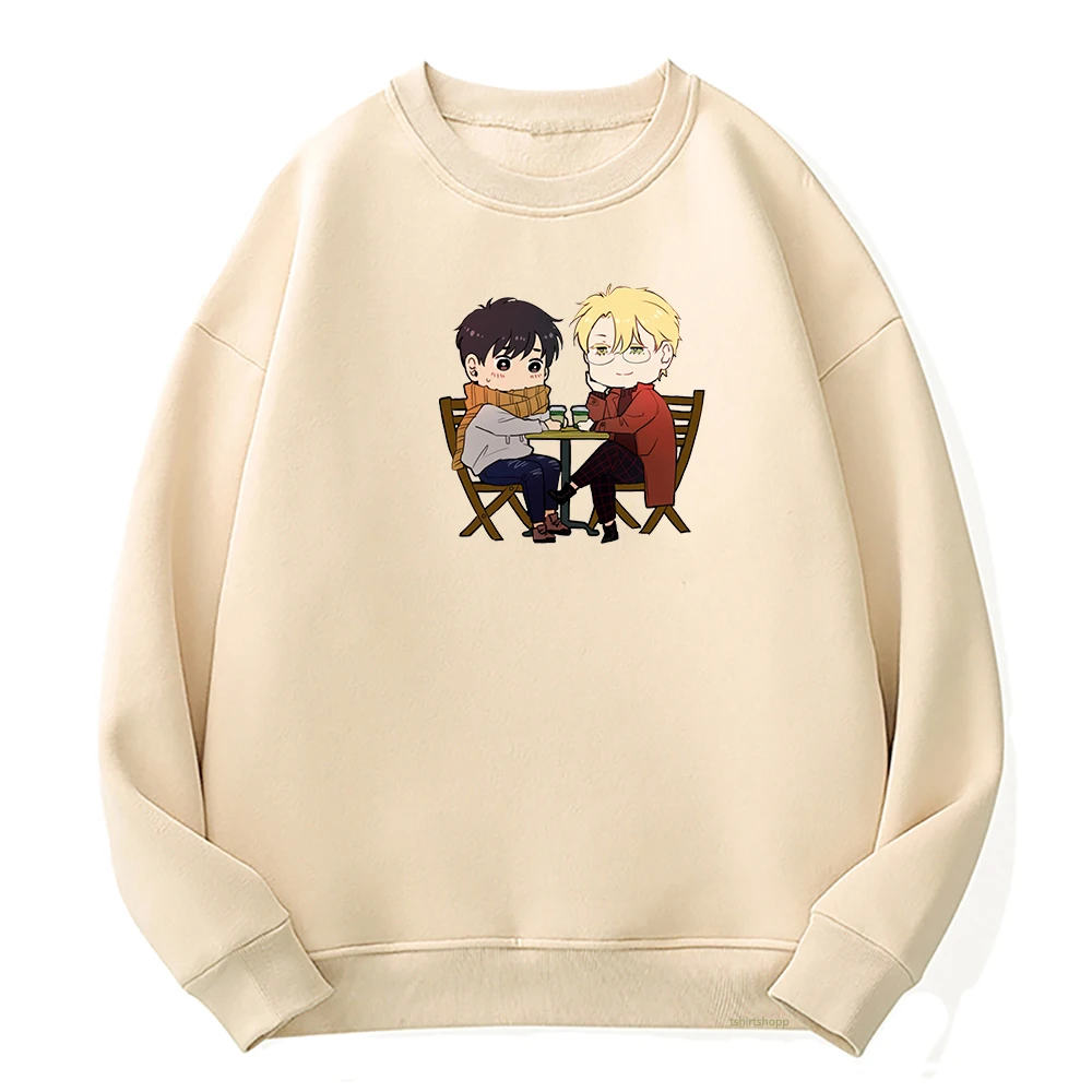 

Anime Banana Fish Hoodie Women Kawaii Ash Lynx Hoodies Woman Harajuku Manga Eiji Hoody Fleece Crew Neck Pullover Sweatshirts