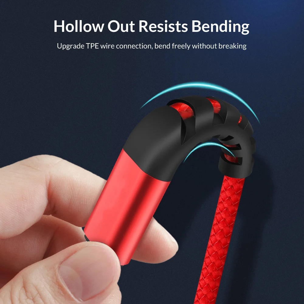 BaySerry USB Type C Cable 3A Quick Charging Type-C For Samsung S10 S9 S8 Huawei Mate 0 Xiaomi mi6 mi9 Data Cord |