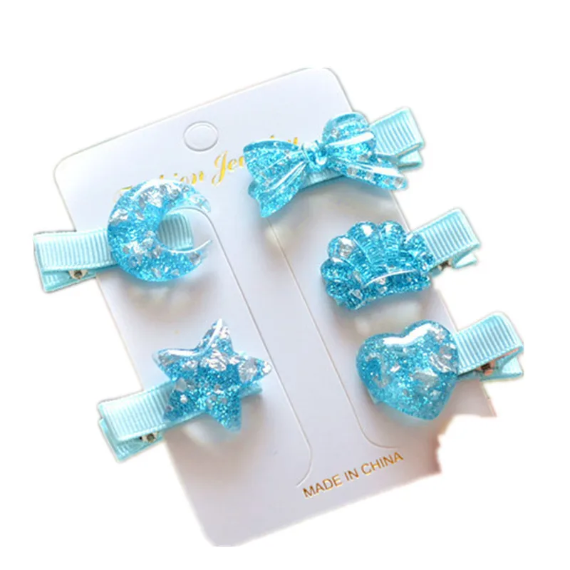 Диснея новые модные детский головной убор зажим для волос Детский комплект