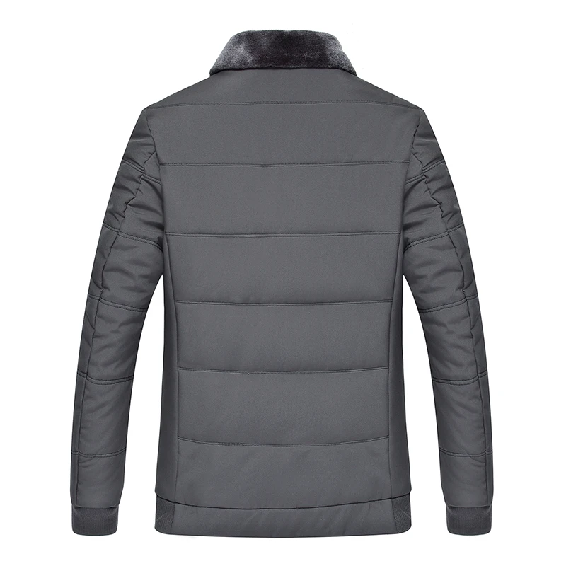 2019 модная Мужская ветрозащитная зимняя куртка для отдыха утолщенный теплый