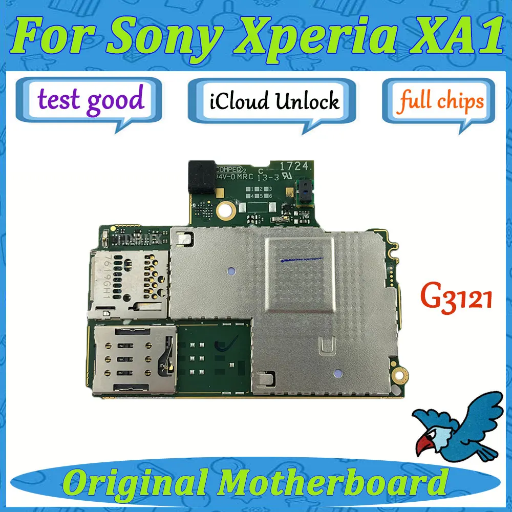Полностью Рабочая материнская плата для Sony Xperia XA1 G3121 Материнская основная