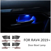 for toyota rav4 2019 2020 5th interior door bowl lamp refitting interior handle led atmosphere lamp decoration light