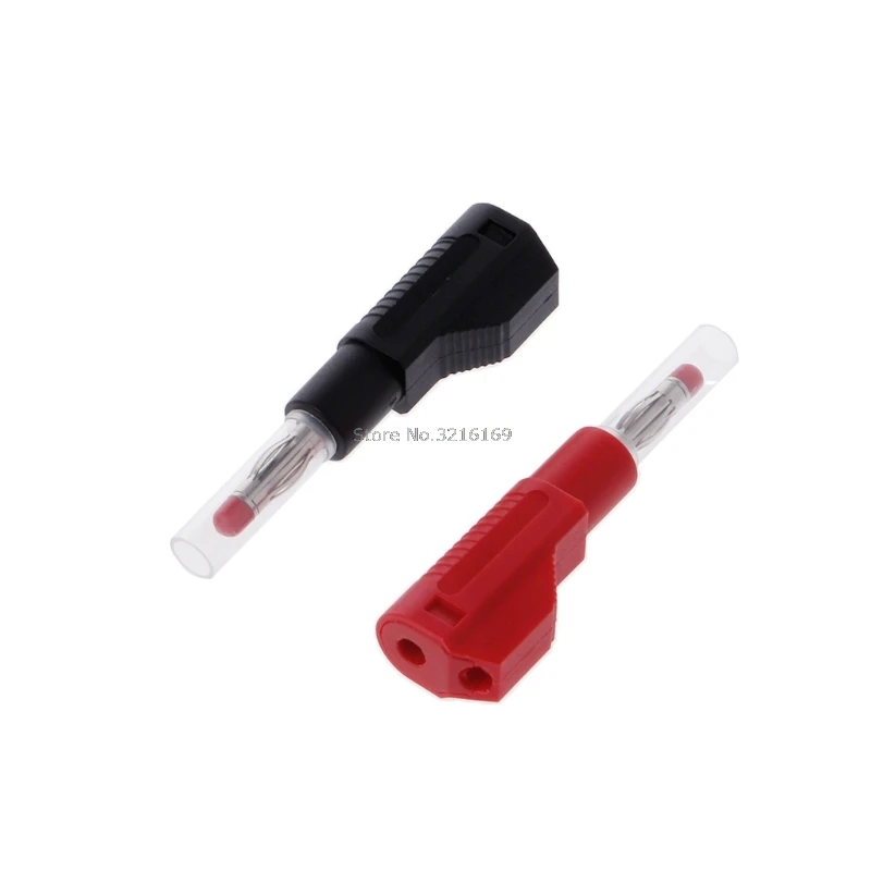 For 10Pcs/Bag 4mm Male Retractable Sheath Stackable Banana Plug Wire Solder Connector Promotion | Строительство и ремонт