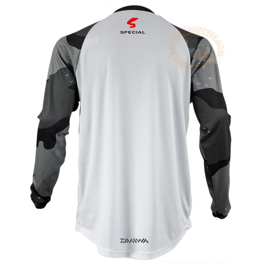 

2021 New DAIWA DAWA Fishing Clothing Spring Long Sleeve Deep Sea Sunscreen Breathable Clothes Anti-UV Ultrathin Fishing Shirt