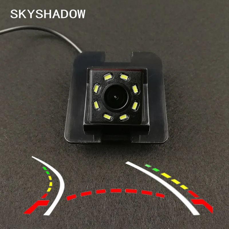Рыбий глаз 12 светодиодов динамическая Беспроводная Автомобильная CCD камера