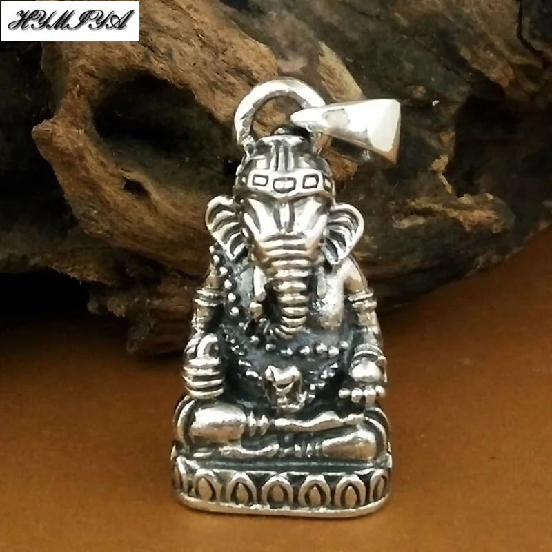 Подвеска из серебра 100% пробы в виде тайского Ганеша слон Будда подвеска амулет