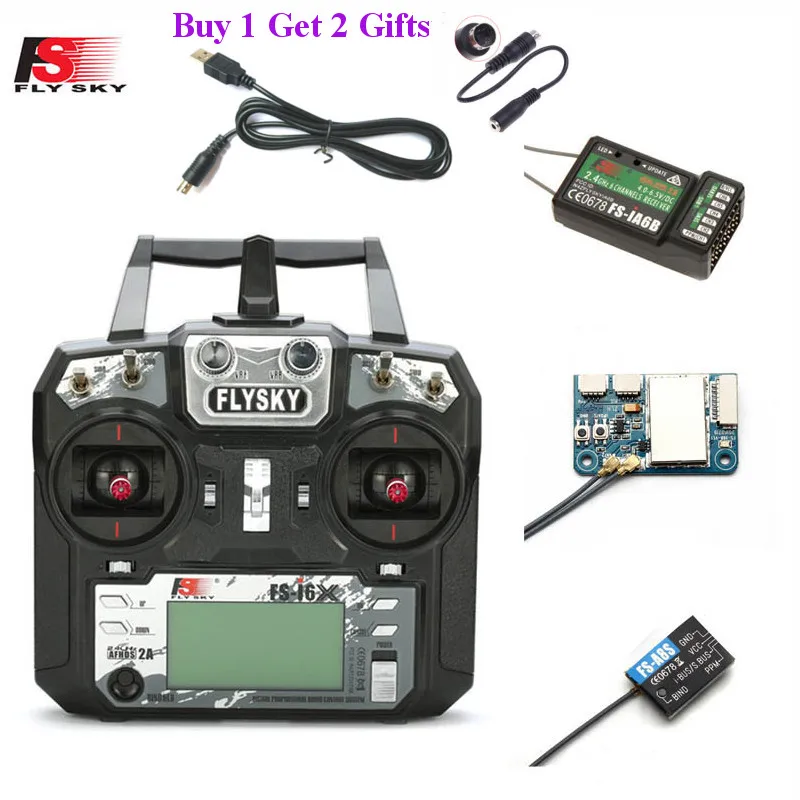 FLYSKY FS i6X I6X 10CH 2 4 ГГц AFHDS 2A передатчика радиоуправляемой модели к компьютеру с X6B IA6B