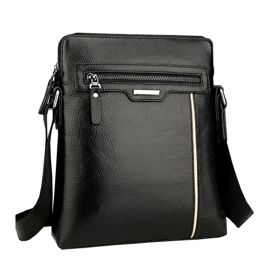 WEIXIER Business briefcase handbags Shoulder Bag Leather Men Crossbody Bags For Casual High Quality Messenger travel bags | Багаж и сумки