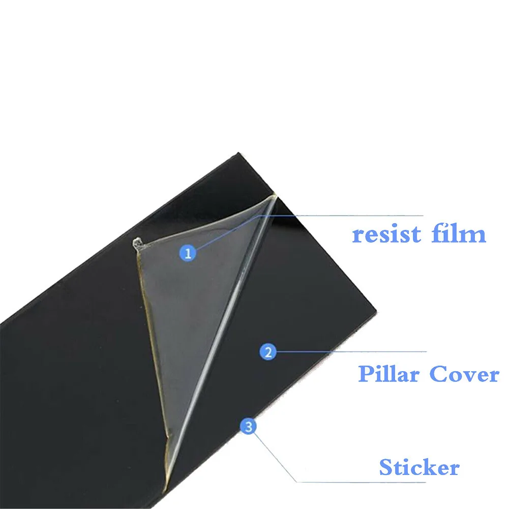 

Window Pillar Stickers 1 Set 8 Pcs For HYUNDAI Elantra Sedan 2017 2018