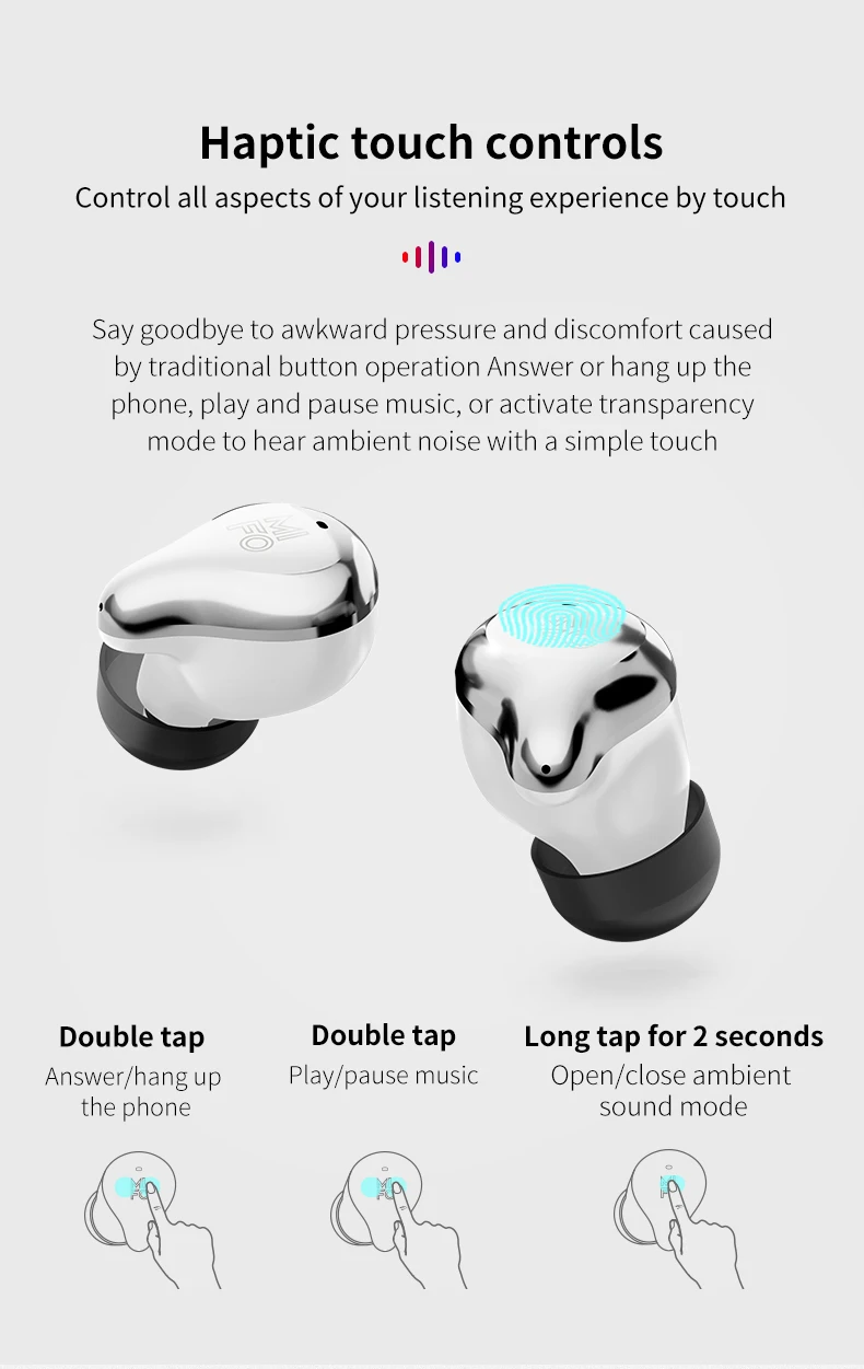 TWS наушники Mifo O4 с поддержкой Bluetooth 5 0 и шумоизоляцией|Наушники гарнитуры| |