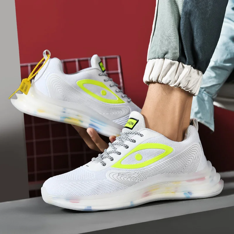

Men Running Shoes 2020 Air Mesh Sneakers Breathable Sports Shoes Outdoor Male Jogging Shoes Men Big Size 46 Zapatos De Hombre