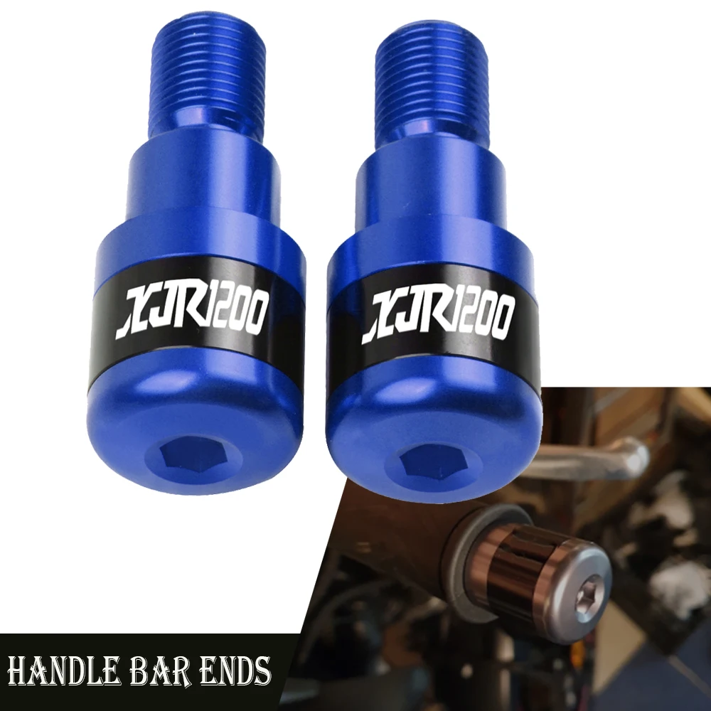 

Алюминиевые ручки xjr1200 для мотоциклов с ЧПУ, штепсельные вилки, наконечники руля слайдера для YAMAHA xjr1200 xjr 1200 1995 1996 1997 1998