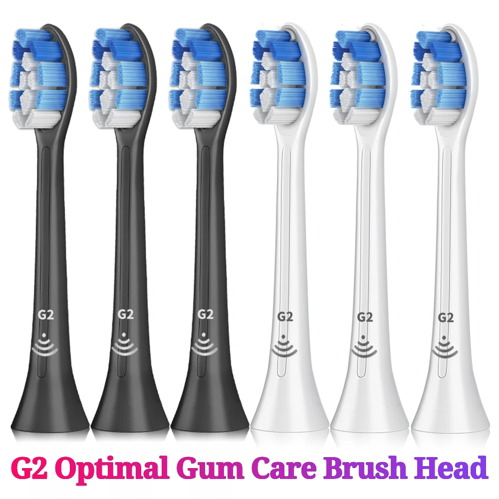 

Toothbrush Head for Philips Sonicare Diamondclean, Healthwhite,Powerup,Series 2, 3, Flexcare, Easyclean HX6074/26 HX9024/10