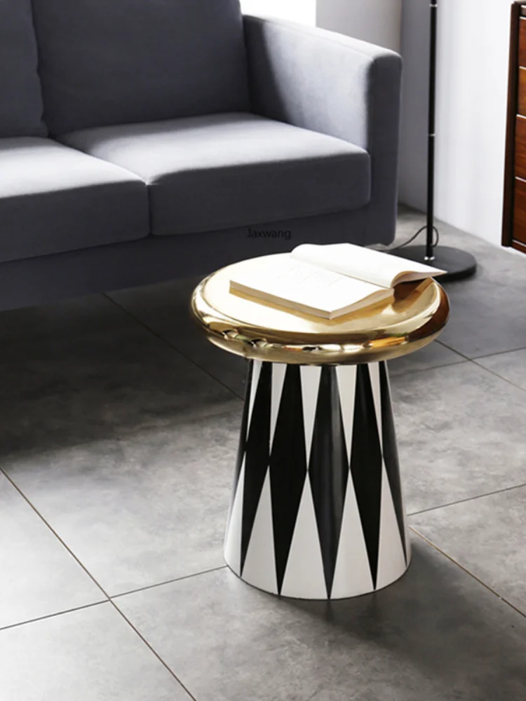 Круглый стол в скандинавском стиле дизайнерская мебель для дома