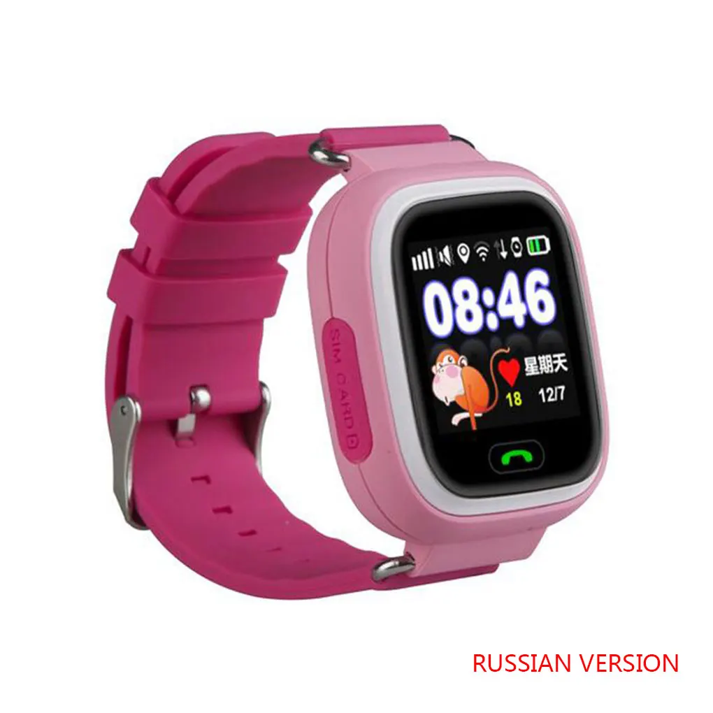 Новое поступление Q90 gps Детские умные часы Детские анти-потеря наручные часы SOS Вызов расположение устройства трекер умные часы