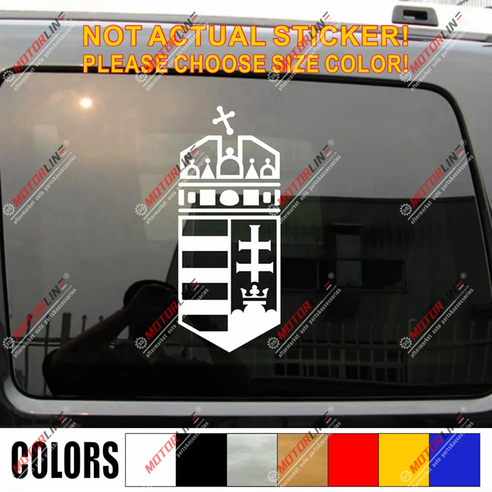 Венгерское пальто Венгерская наклейка Виниловая для автомобиля выбор размера