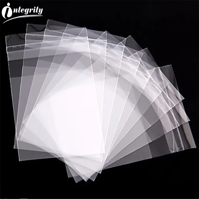 

INTEGRITY 14*20 50pcs small Size Clear Self Adhesive sealing Plastic Opp poly Candy Cookie Packing Resealable Packaging bags