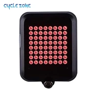 bike turn signals light 64 led rechargeable waterproof wireless bicycle warning taillight rear light for mountain cycliling