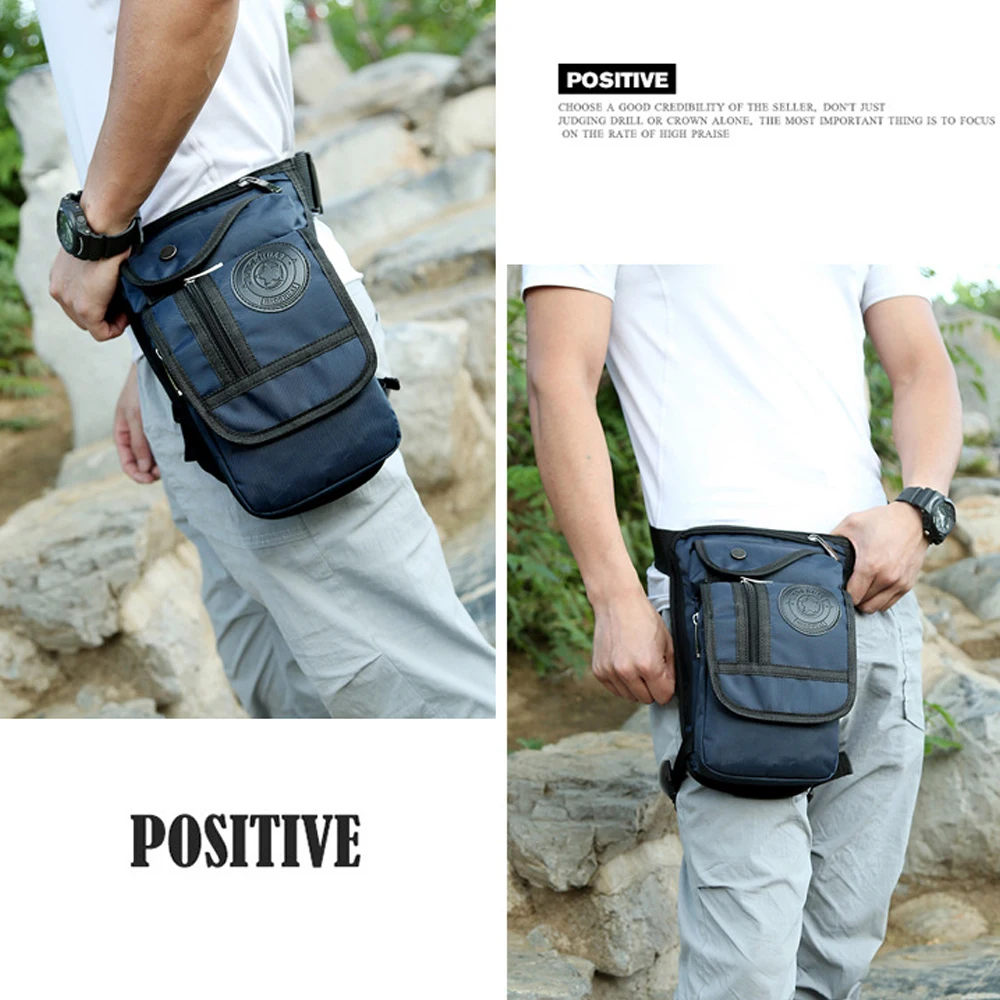 

Waist Bags Waterproof Thigh Pouch Multi-Purpose Hip Belt Riding Leg Bags For Men Traveling Hiking Running Outdoor Sport
