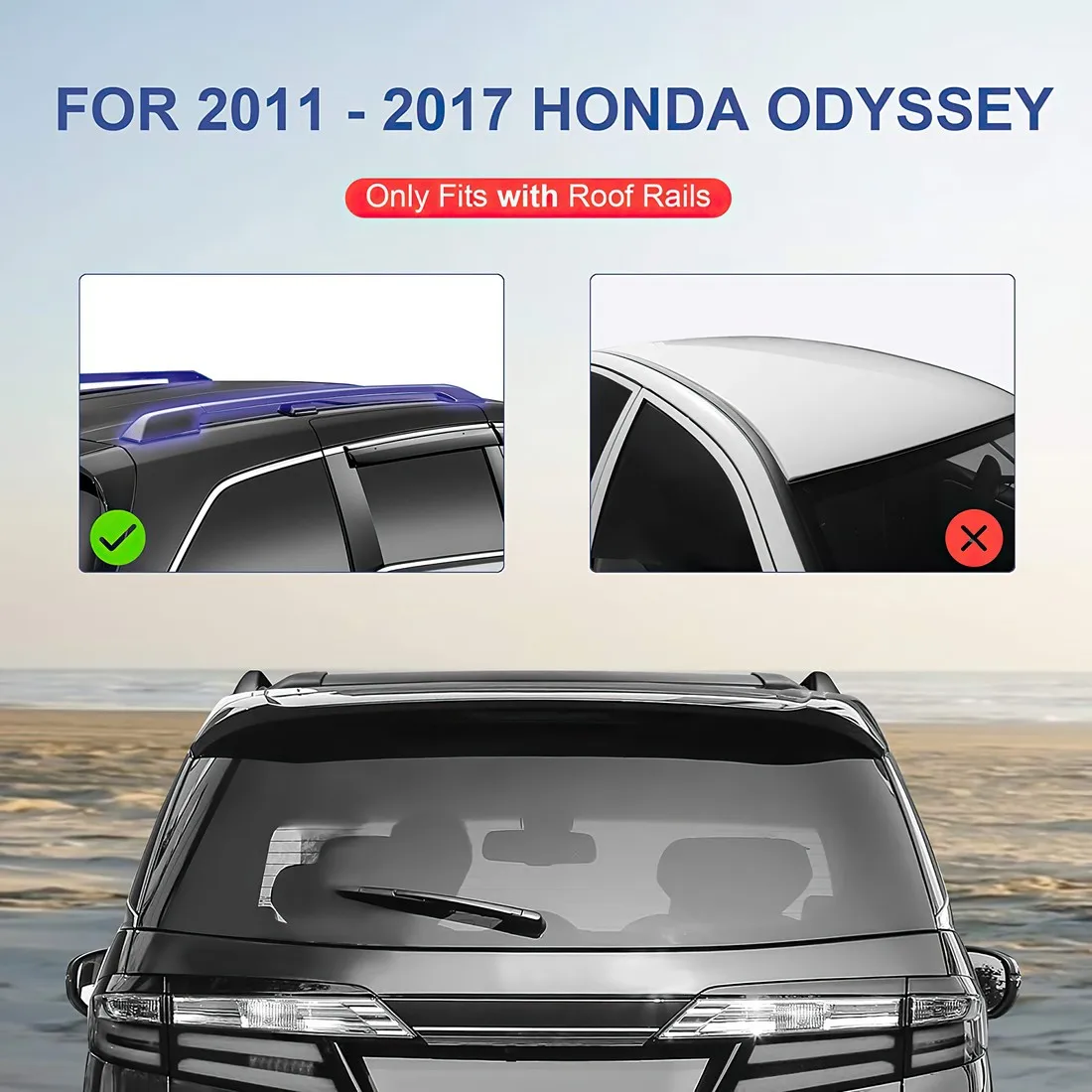 Автомобильный багажник на крышу SANJODS для Honda Odyssey 2011 2012 2013 2014 2015 2016 2017 навесной