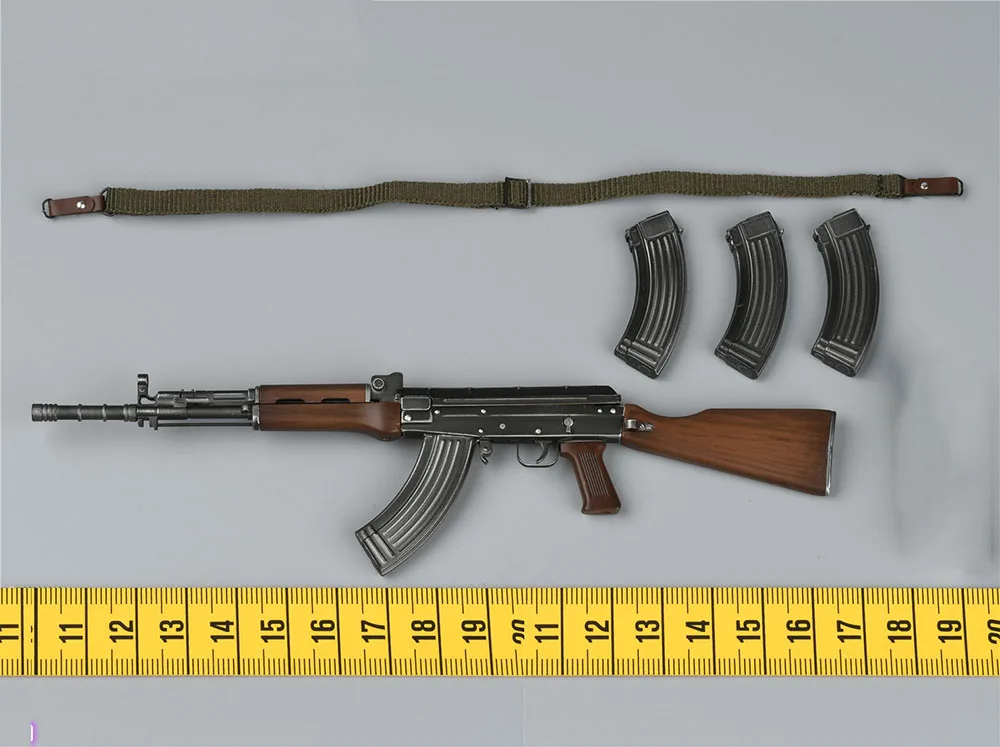 

1/6-й солдат SS123 самооборона война против Вьетнама два горных основных оружия 81 Тип байонет не может быть выстрелен для 12-дюймовой куклы