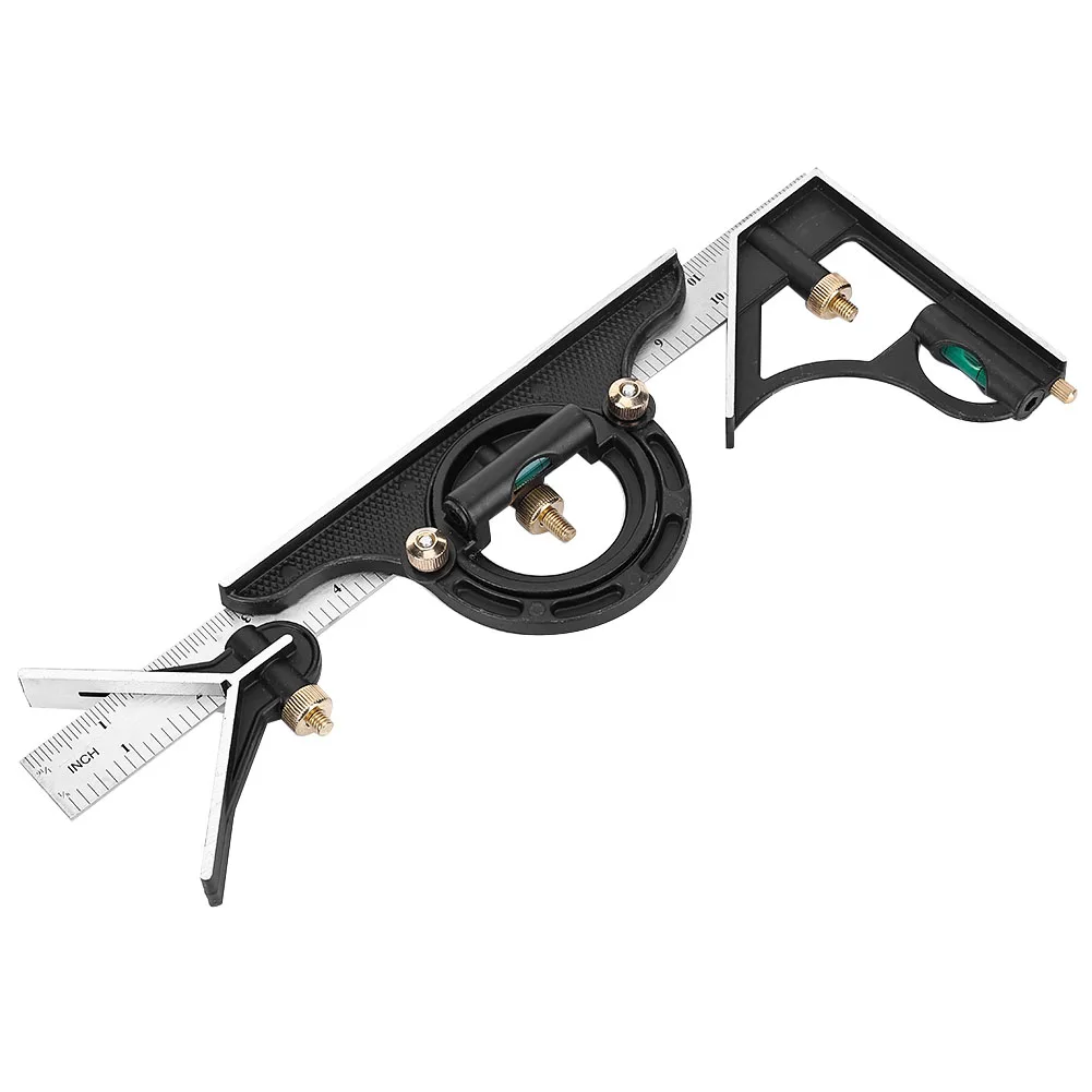 Многофункциональная линейка из нержавеющей стали угловой транспортир