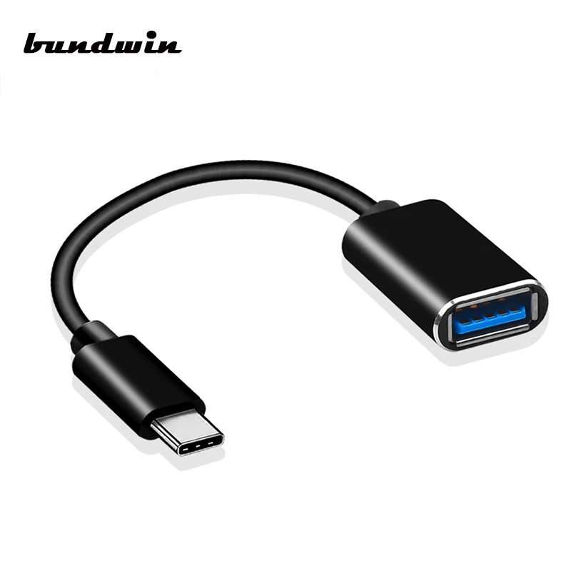 Кабель-адаптер bundwin Type-C OTG USB 3 1 Type C папа-USB 2 0 мама адаптер для передачи данных MacBook