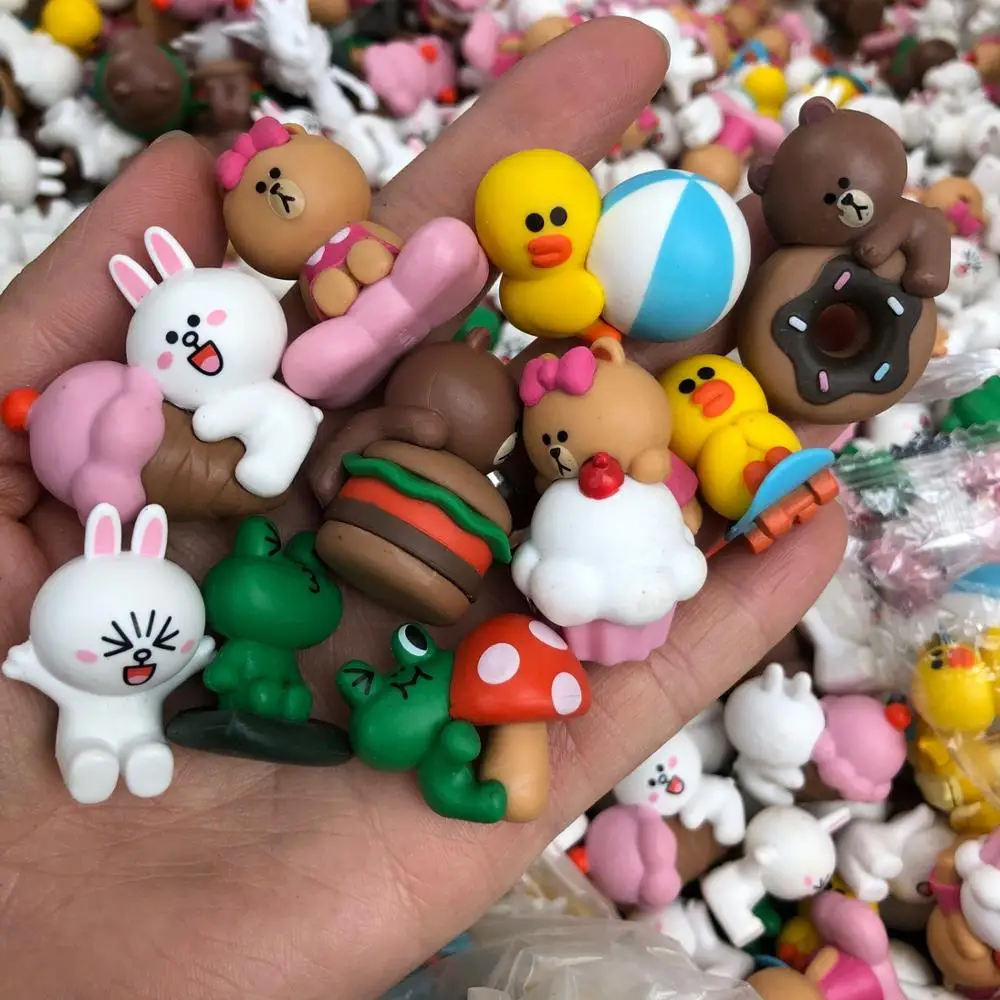 Комплект из 2 предметов мини медведь Кукольный дом украшения Миниатюрная модель